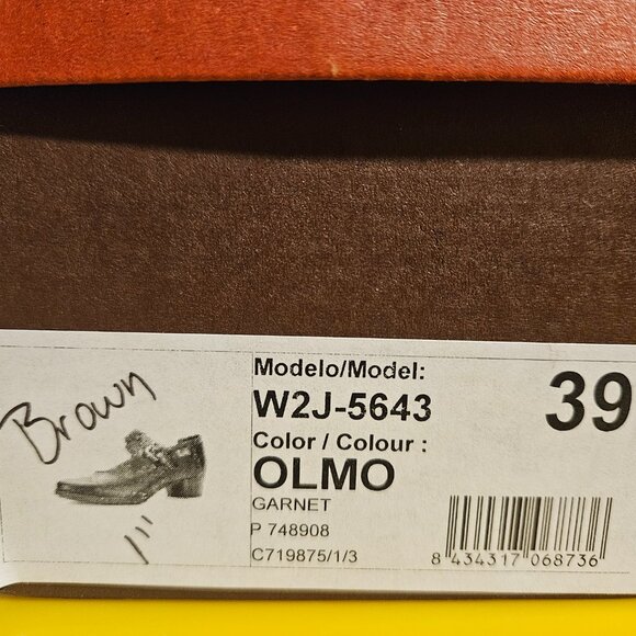 PIKOLINOS W2J-5643 MARY-JANE in GARNET - BRAND NEW! - Picture 2 of 3